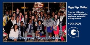 Women's Basketball Holiday Card